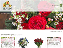 Tablet Screenshot of kitteryflowers.com